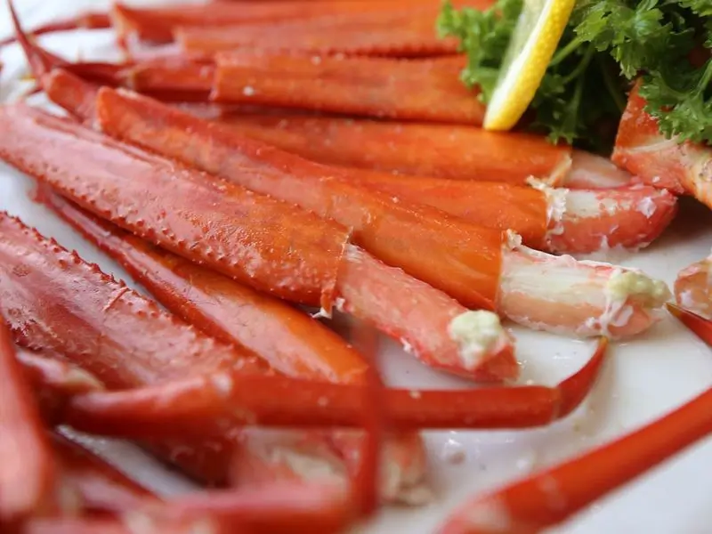 Snow Crab Legs at Little King Crab, a Hawaiian restaurant in Crystal Lake